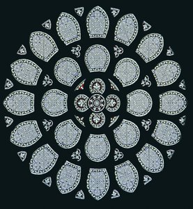 Rose Window by German School